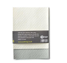 Load image into Gallery viewer, Biodegradable &amp; Compostable Sponge Cloths - Elements Print - Green Coco
