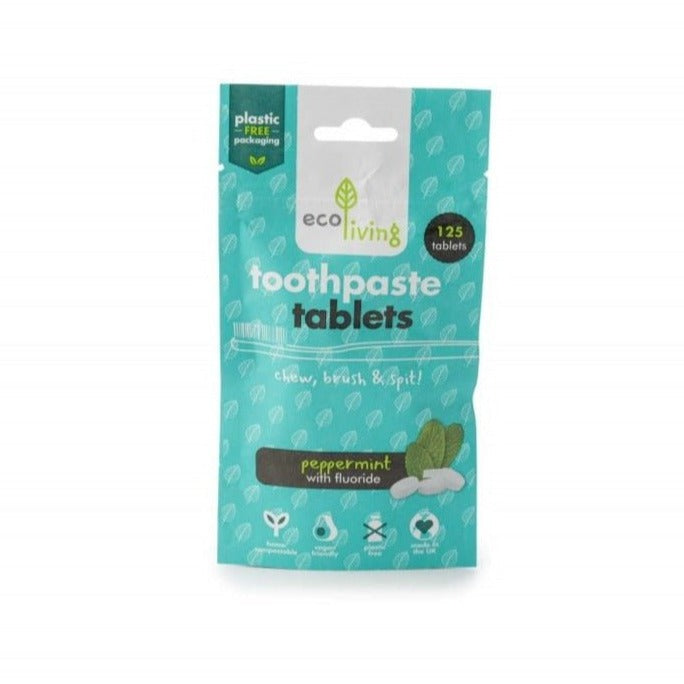 Ecoliving Toothpaste Tablets - Peppermint - Green Coco