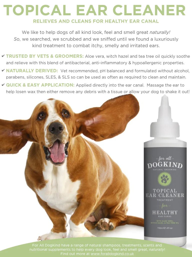 For All DogKind - Topical Ear Cleaner - Green Coco