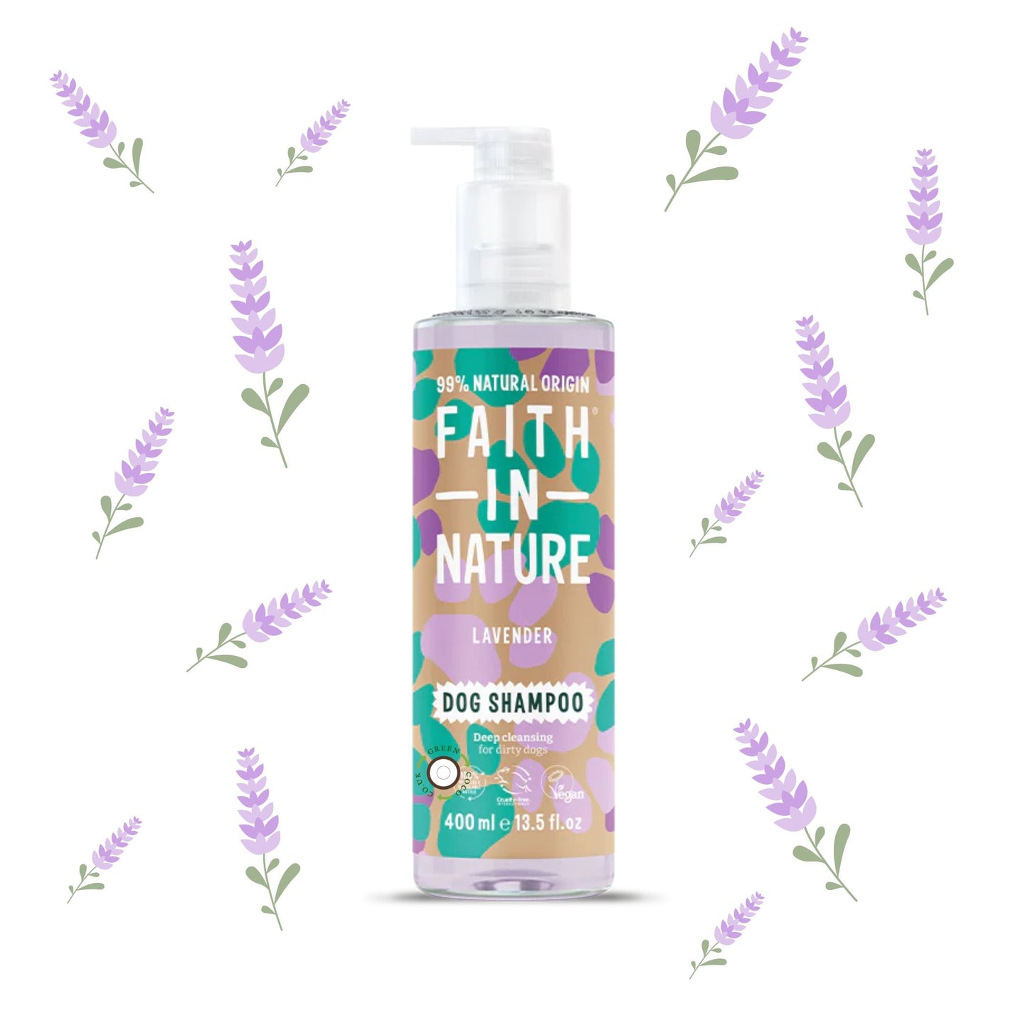 Lavender Dog Shampoo - 400 ml - Green Coco
