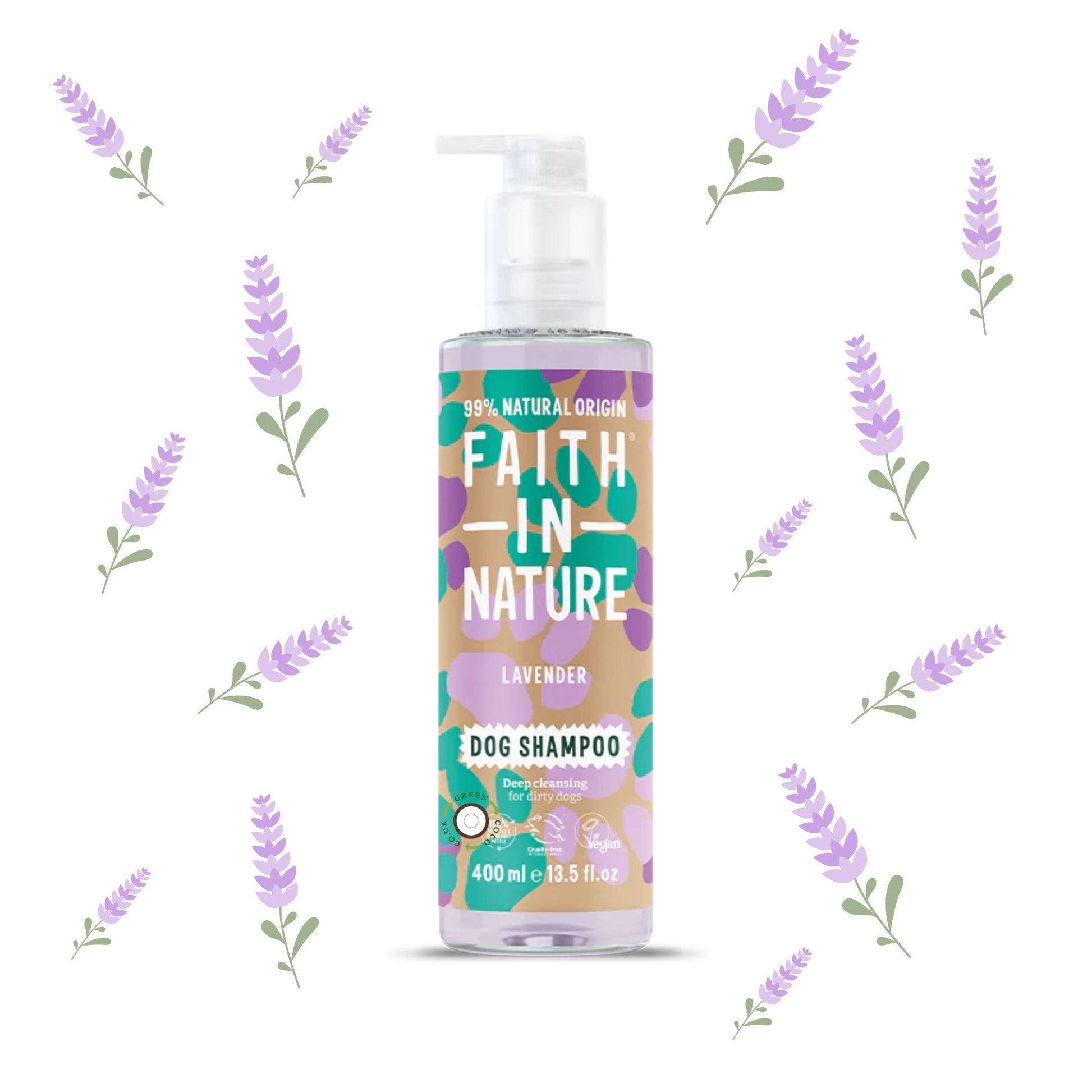 Lavender Dog Shampoo - 400 ml - Green Coco