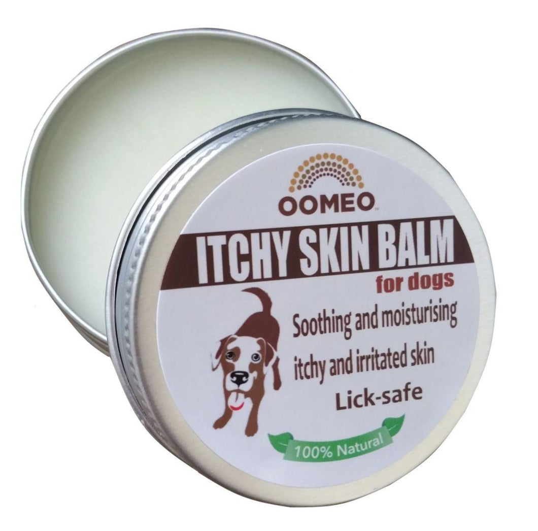 Oomeo 100% Natural Dog Itchy Skin Balm - 30 ml Pot - Green Coco