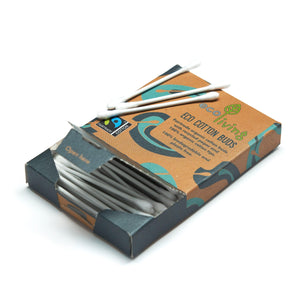 Organic Biodegradable Fairtrade Cotton Buds - Green Coco