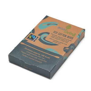 Organic Biodegradable Fairtrade Cotton Buds - Green Coco