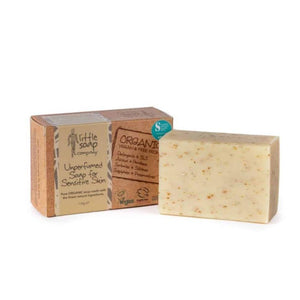 Organic Unperfumed Bar Soap with English Oatmeal - 110 g - Green Coco