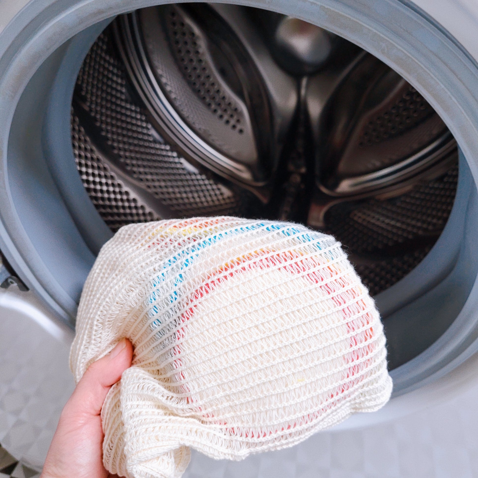 Reusable Organic Pads Make-Up Wipes Set with Washing Bag - Green Coco