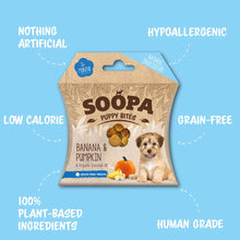 Load image into Gallery viewer, Soopa Puppy Healthy Bites - Banana &amp; Pumpkin - Green Coco
